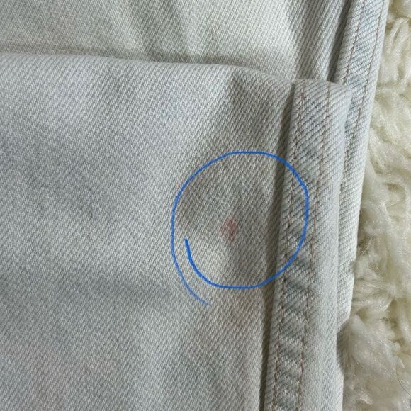 Levi's Light Gray Denim Jeans vintage orange label - Picture 8 of 9